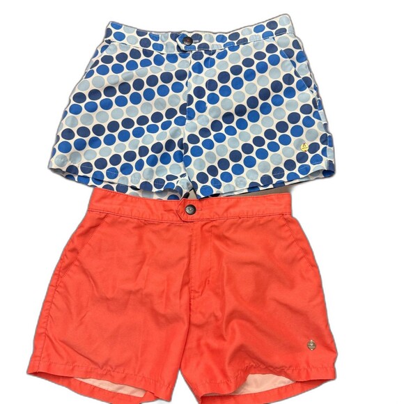 Sunny Patoche Swim Shorts Bundle Blue Circles Size Small *FLAW INSIDE*/Melon - Picture 1 of 12